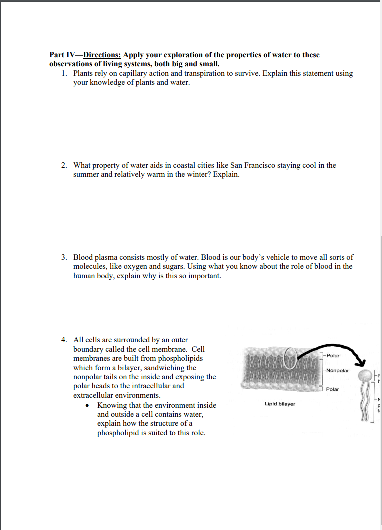Solved Part IV-Directions: Apply your exploration of the | Chegg.com