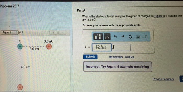 Solved What is the electric potential energy of the group of | Chegg.com