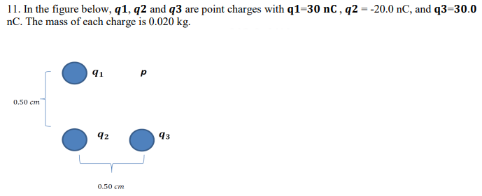 Solved 1.Enter the value for FE in newtons when the charges | Chegg.com