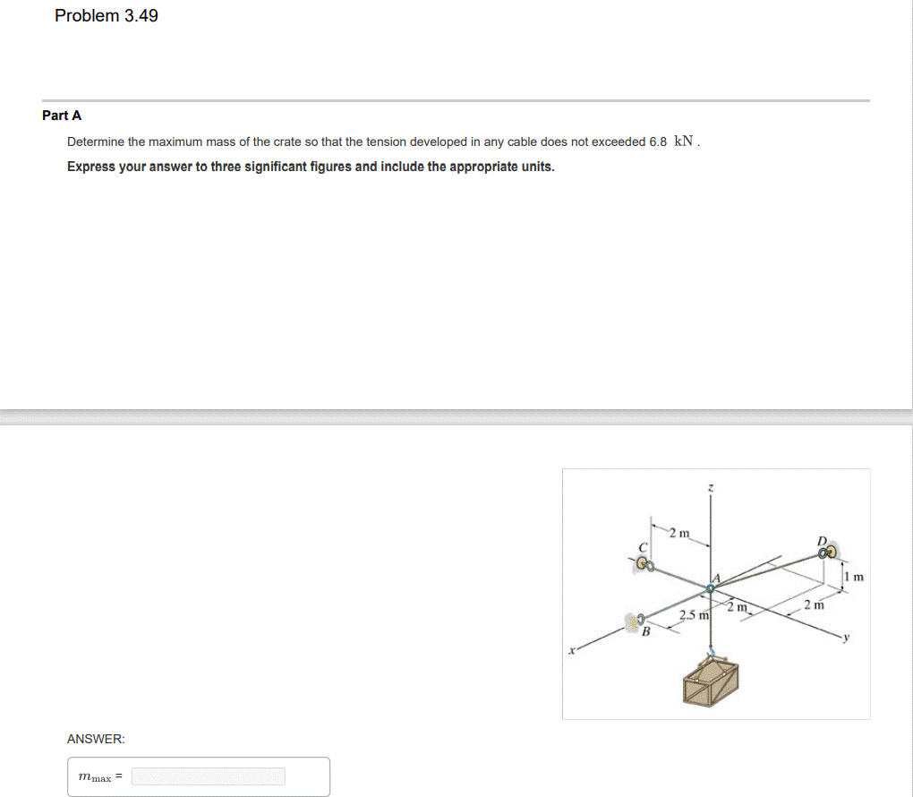 Solved I need help on my Statics homework. Please answer all | Chegg.com