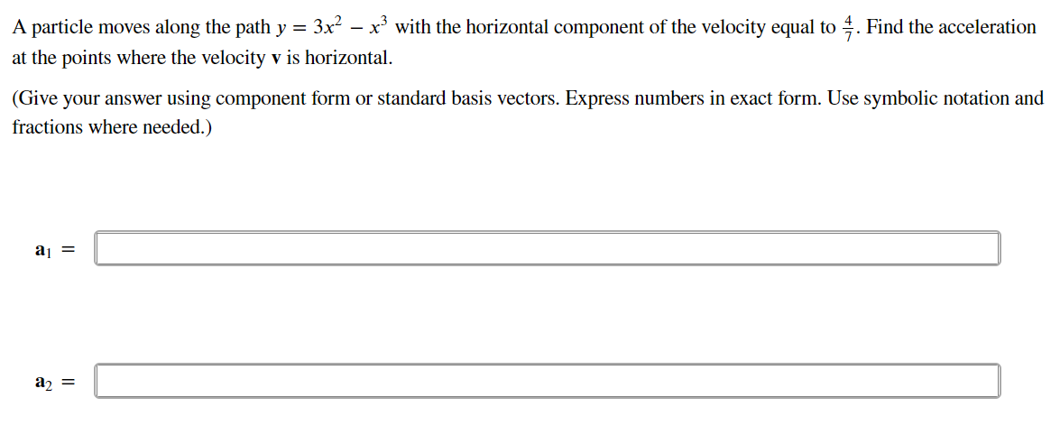 Solved A Particle Moves Along The Path Y 3 X 2 X 3 Chegg Com