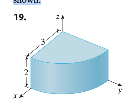 Solved Set up the triple integral of an arbitrary continuous | Chegg.com image.