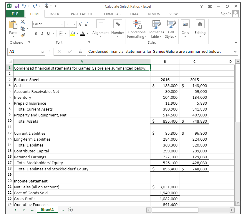 Solved 1. Use ratios to analyze a company's liquidity and | Chegg.com