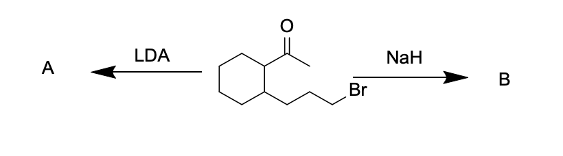 Solved Write The Structures For A And B In The Following | Chegg.com