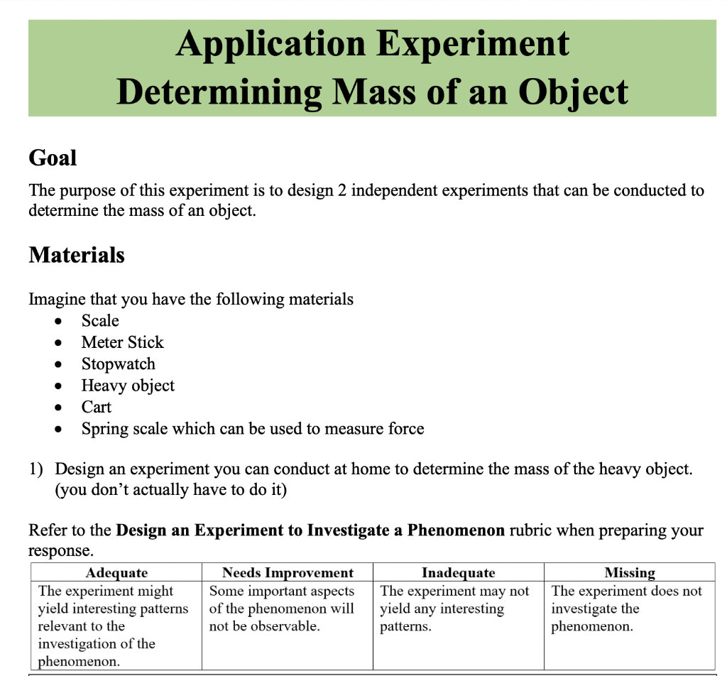 Solved The purpose of this experiment is to design 2
