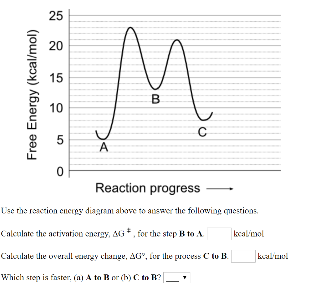 Solved 20 15 B 10 C 5 A 0 Reaction progress Use the reaction | Chegg.com