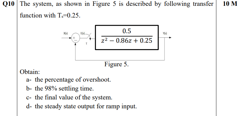 Solved The system, as shown in Figure 5 is described by | Chegg.com