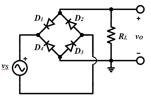 Solved A student assembles a full-wave rectifier with a | Chegg.com