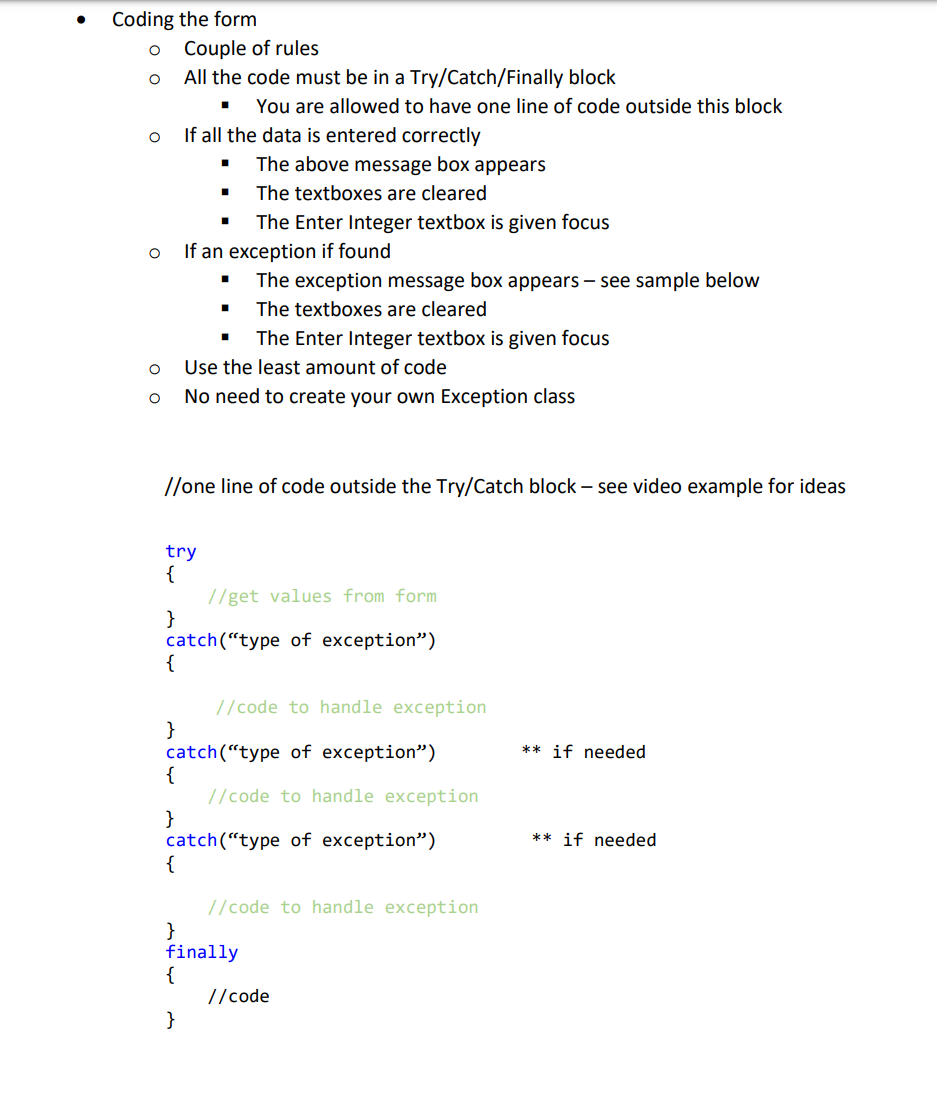 Solved Create the following form o I have included sample | Chegg.com