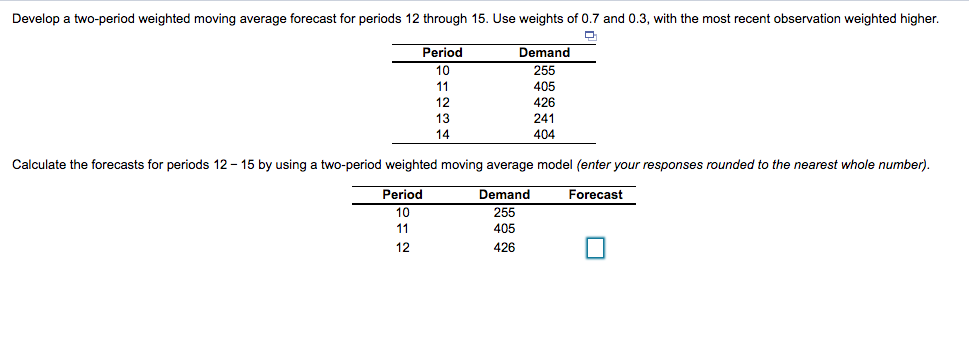 solved-develop-a-two-period-weighted-moving-average-forecast-chegg