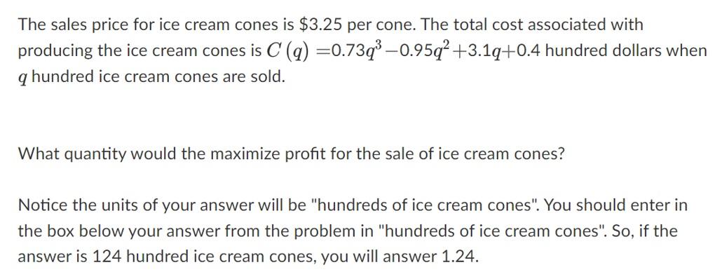 solved-the-sales-price-for-ice-cream-cones-is-3-25-per-chegg