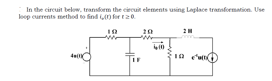 Solved In the circuit below, transform the circuit elements | Chegg.com