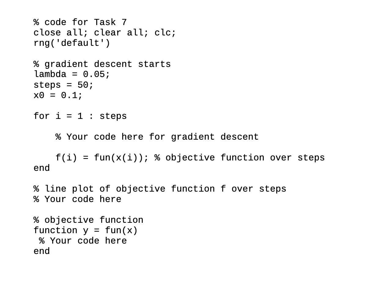 Solved Q7 simulation task 3 Given the objective function: | Chegg.com