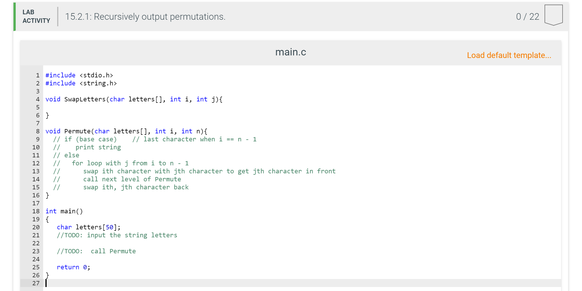Solved 15 2 Recursively Output Permutations The Below Chegg Solved 15 2 Recursively Output Permutations The Below Chegg