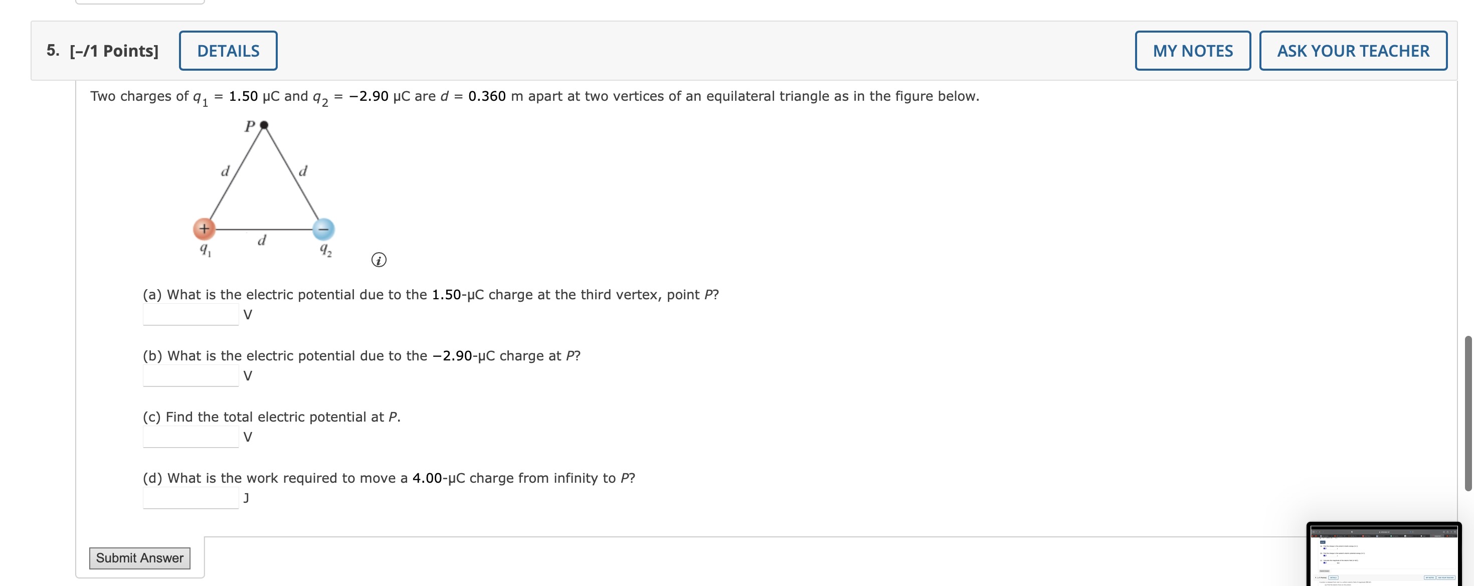 solved-1-points-two-charges-of-q1-1-50-c-and-q2-2-90-c-chegg