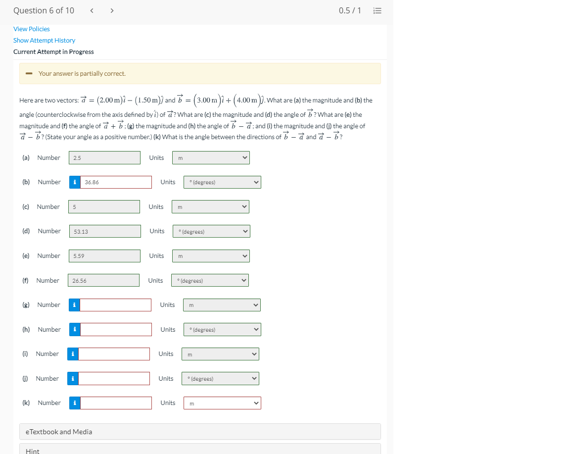 Solved Question 6 of 10 0.5/1 View Policies Show Attempt | Chegg.com