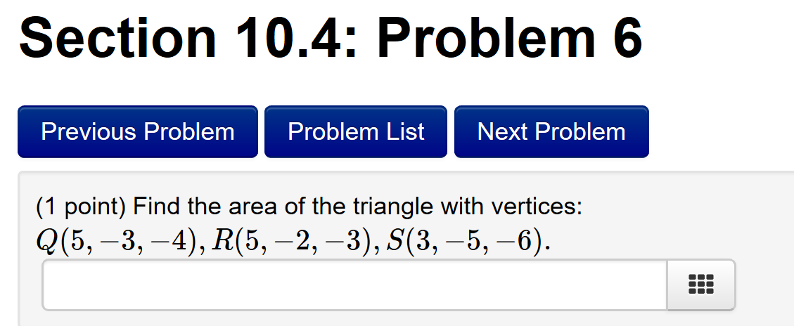 Solved Section 10.4: Problem 2 Previous Problem Problem List | Chegg.com