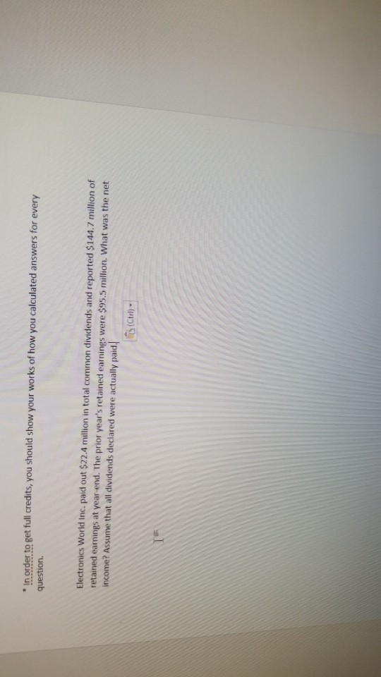 Solved in order to get full credits, you should show your