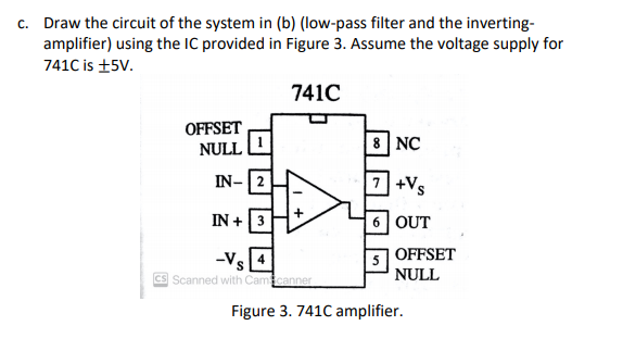 Solved 3 . a. Design an inverting amplifier with the gain of | Chegg.com