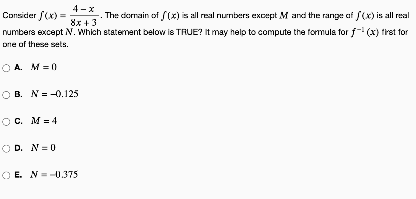 solved-consider-f-x-8x-34-x-the-domain-of-f-x-is-all-real-chegg