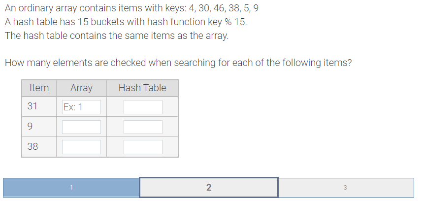 Solved An ordinary array contains items with keys: 4, 30, | Chegg.com