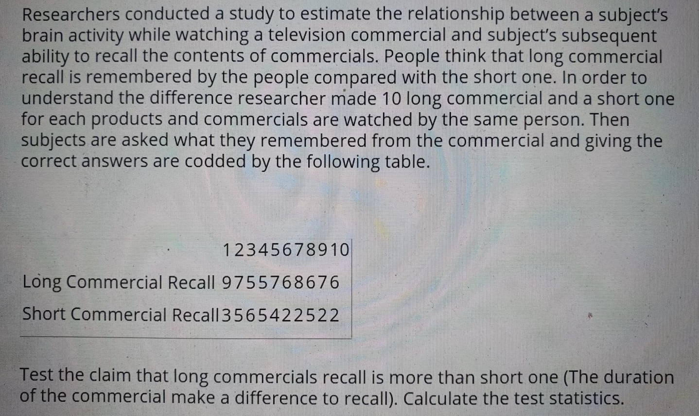 Solved Researchers conducted a study to estimate the | Chegg.com