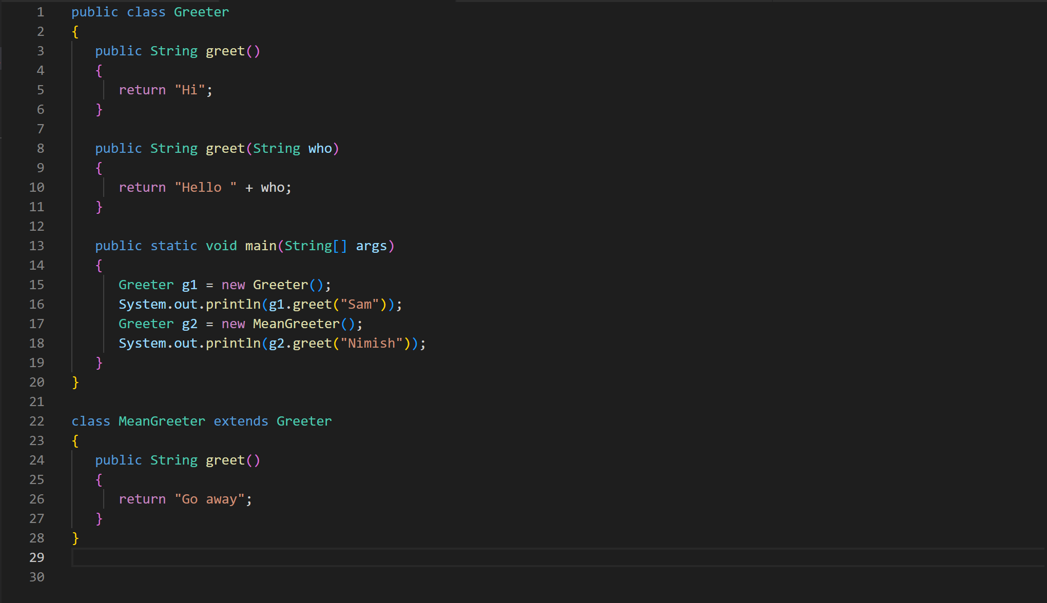 Solved 9.4.1. Overloading Methods Coding Exercise In the | Chegg.com