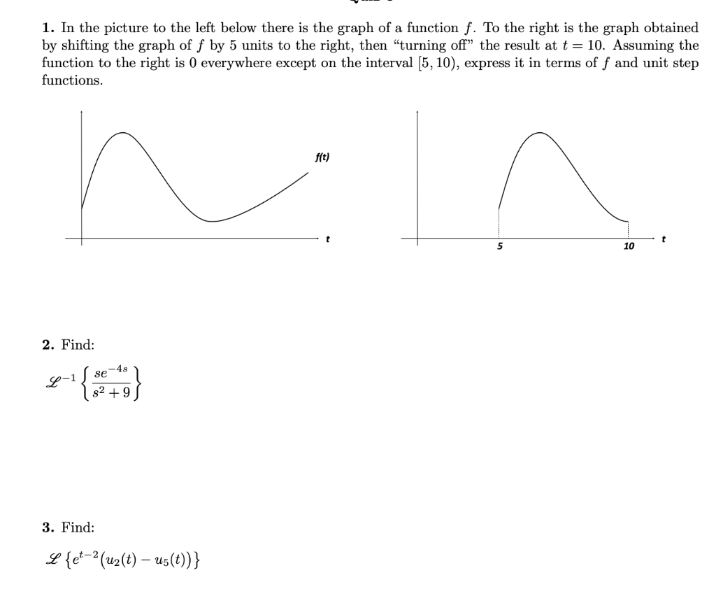 Solved 1. In the picture to the left below there is the | Chegg.com