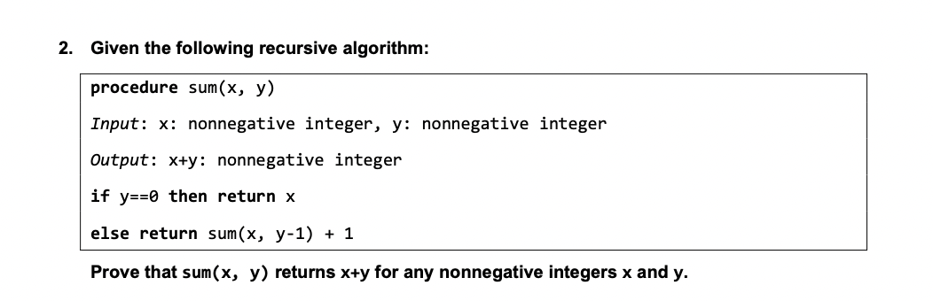 Solved (30 pt., 15 pt. each) Prove each of the following | Chegg.com