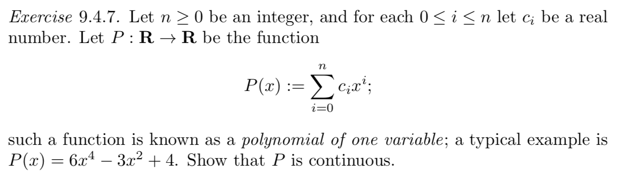 Solved Exercise 9.4.7. Let n > 0 be an integer, and for each | Chegg.com