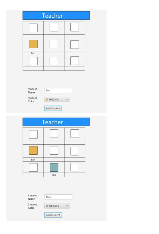 Solved GUI Assignment You will be creating a seating | Chegg.com