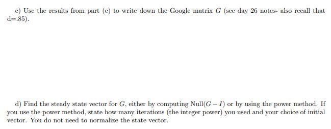 Solved 1) Suppose That A, B, C And D Are Web Pages. Assume | Chegg.com