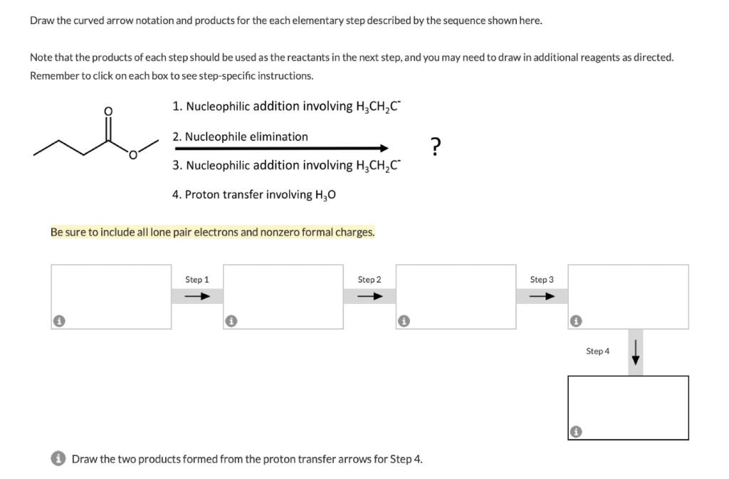 Solved Draw The Curved Arrow Notation And Products For The 0624