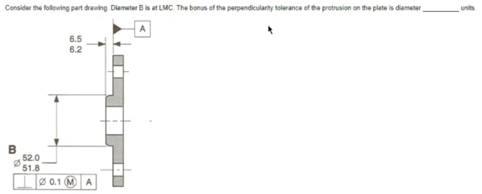 Solved Consider The Following Part Drawing. Diameter B Is At | Chegg.com