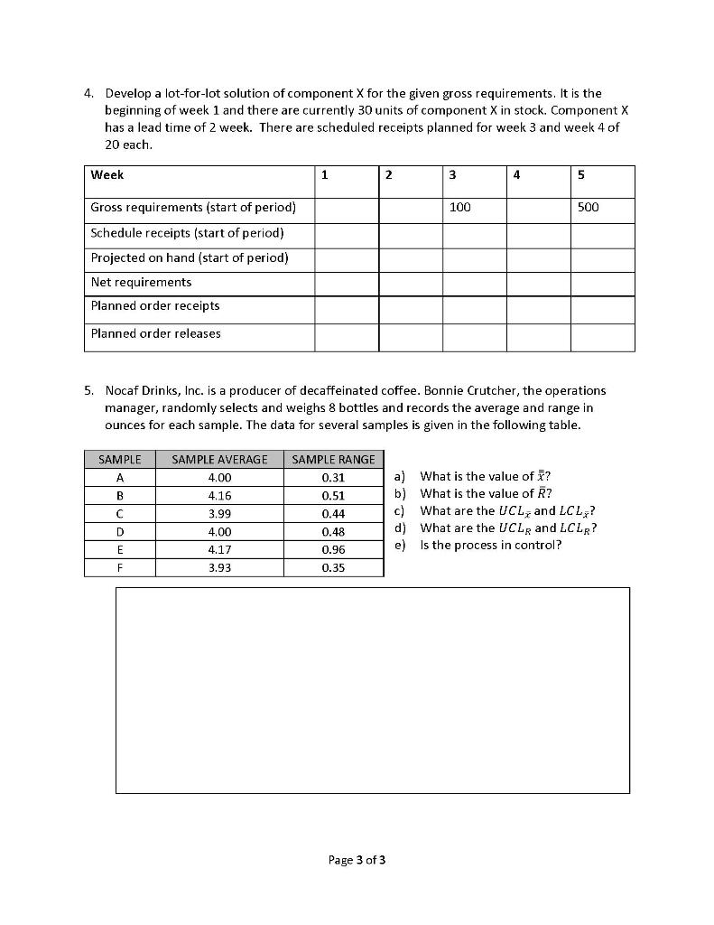 Solved 1. A specific product has demand during lead time of | Chegg.com