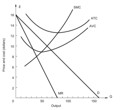 Solved The graph below shows the demand and cost conditions | Chegg.com