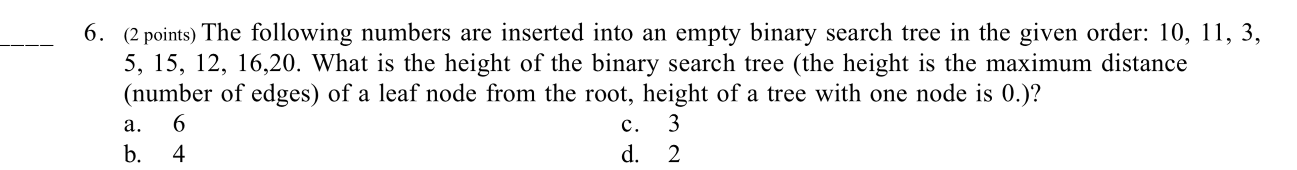 Solved PLEASE DRAW THE BINARY SEARCH TREES FOR THESE SINCE I | Chegg.com