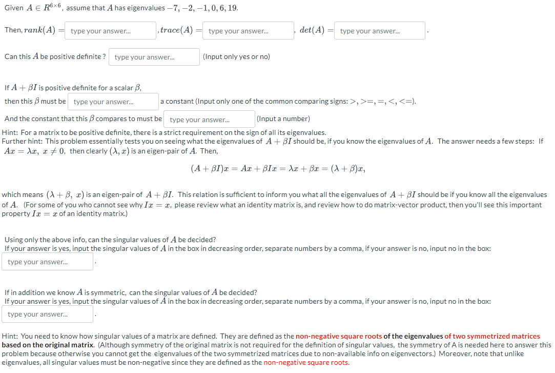 Solved Linear algebra | Chegg.com