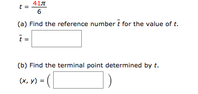 Solved 6 (a) Find the reference number t for the value of t. | Chegg.com