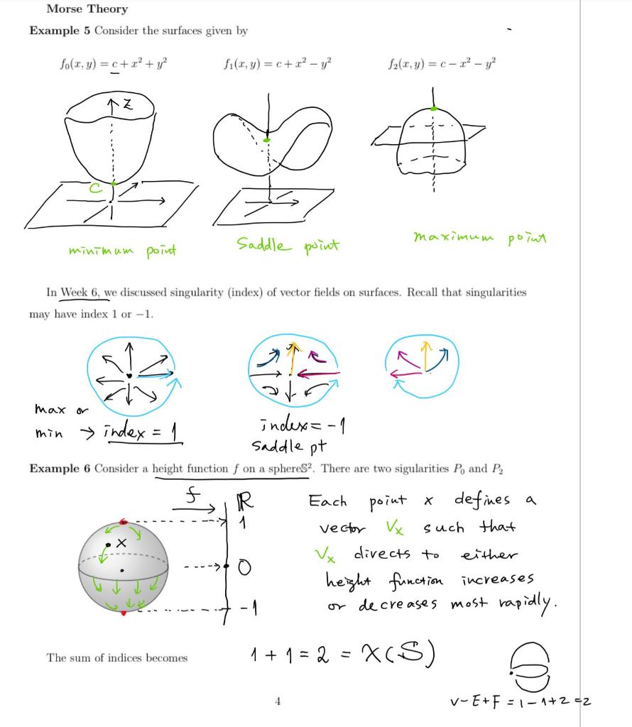 4. Consider a vector field on a torus T2 with genus 2 | Chegg.com