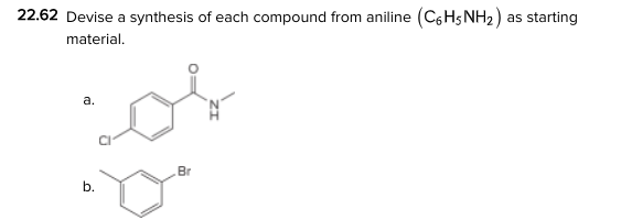 Solved 22.61 Devise A Synthesis Of Each Compound From | Chegg.com