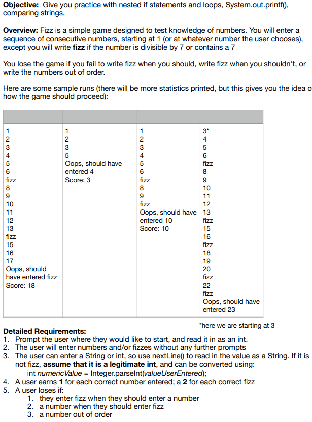 Solved Objective: Give you practice with nested if | Chegg.com