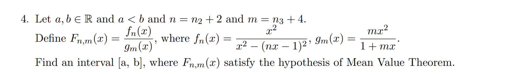 Solved = = 4. Let A, B E R And A