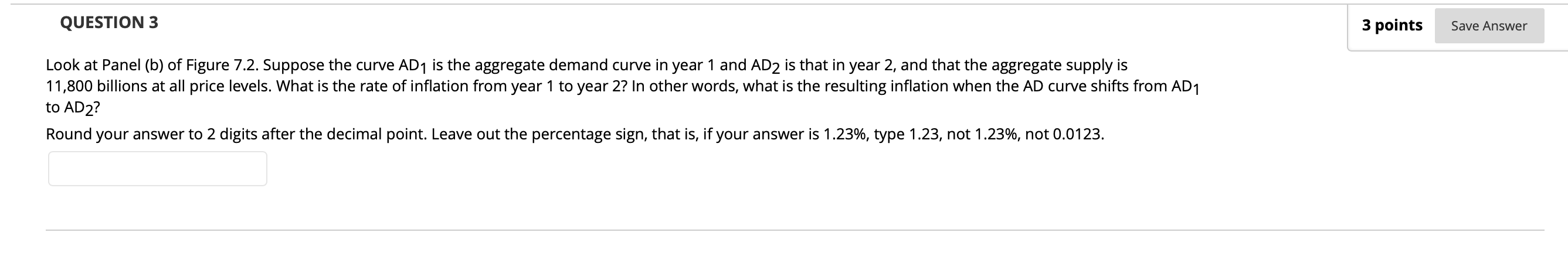 Solved Panel (b) A decrease in aggregate demand 1.20 1.18 | Chegg.com