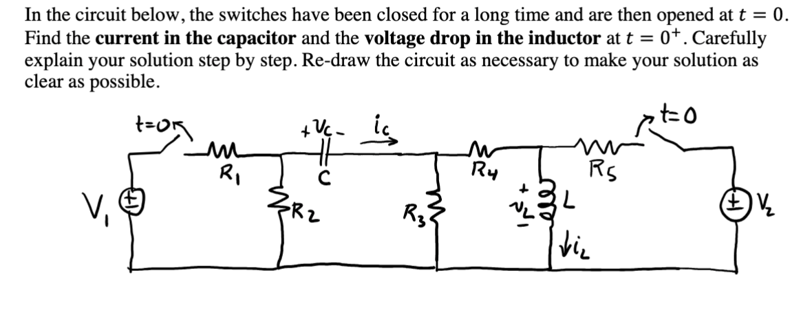 Solved Show me ﻿the steps to ﻿solve: In ﻿the circuit below, | Chegg.com