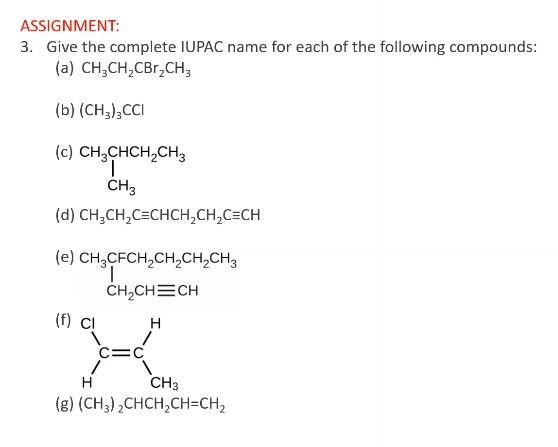 Solved ASSIGNMENT: 1. Write the chemical formula and Lewis | Chegg.com