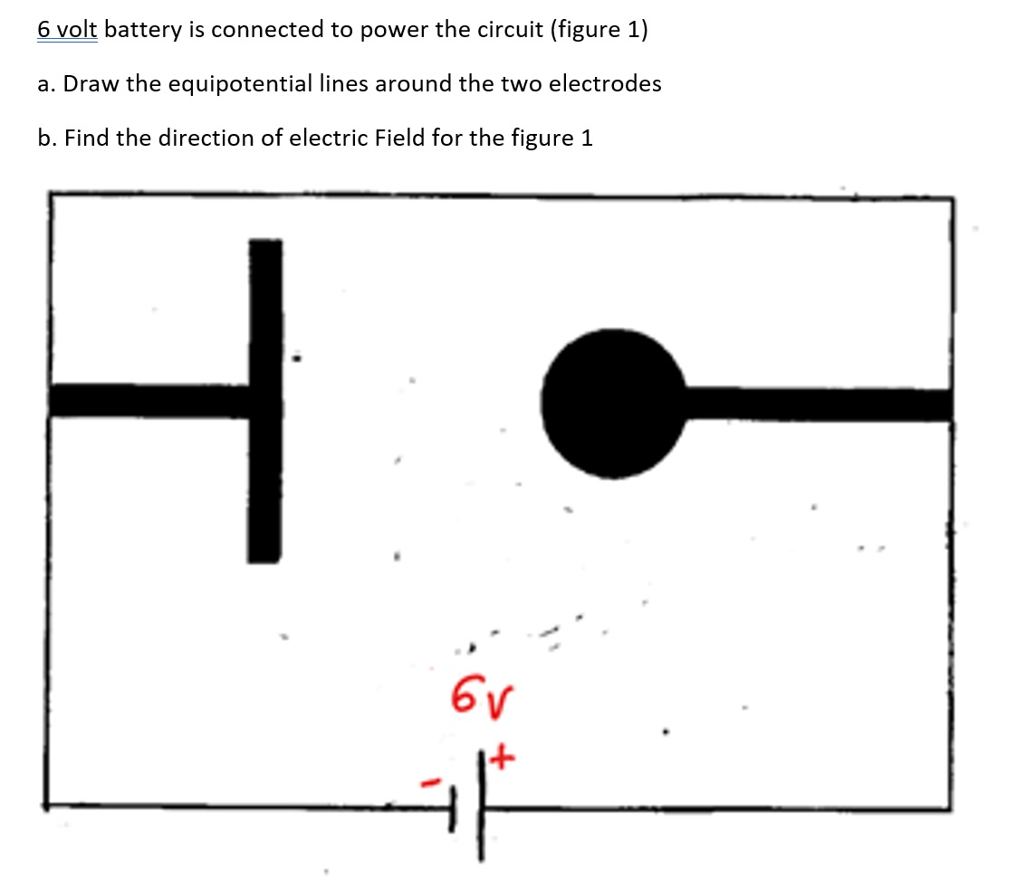 Solved 6 volt battery is connected to power the circuit