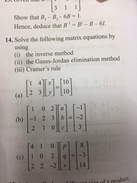 Solved Show That B,-B,-6B 1. Hence, Deduce That B1-B-B-6. | Chegg.com