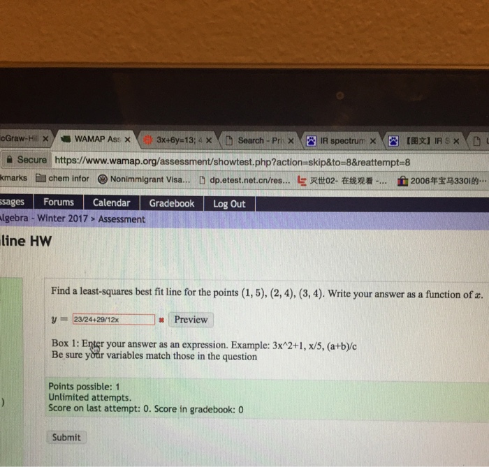 Solved cGraw-Hill X WAMAP Ass x 3xtey-13; 4 x D search Priv | Chegg.com