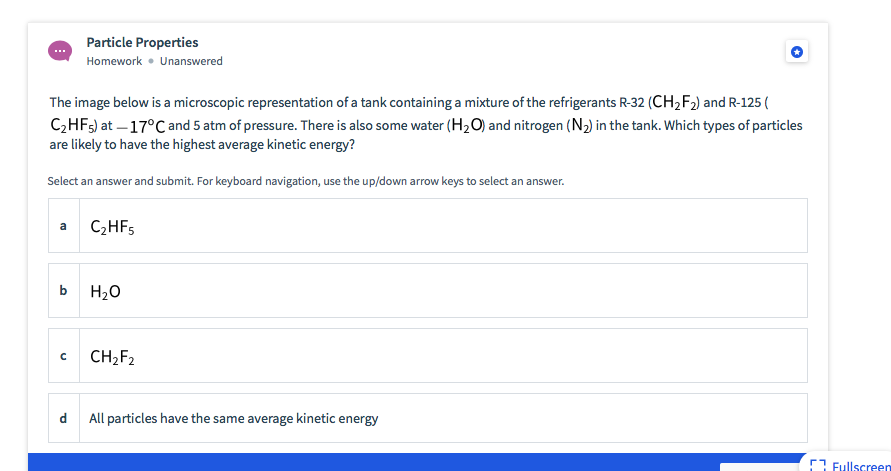 Solved Particle Properties Homework Unanswered The Image Chegg Com